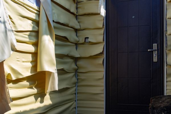Melted Siding Replacement in Blaine