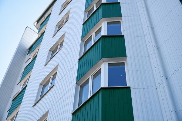 Corrugated Metal Siding Repair in Blaine