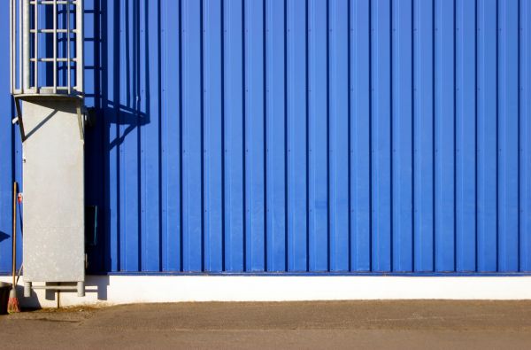 Ribbed Metal Siding Repair in Blaine